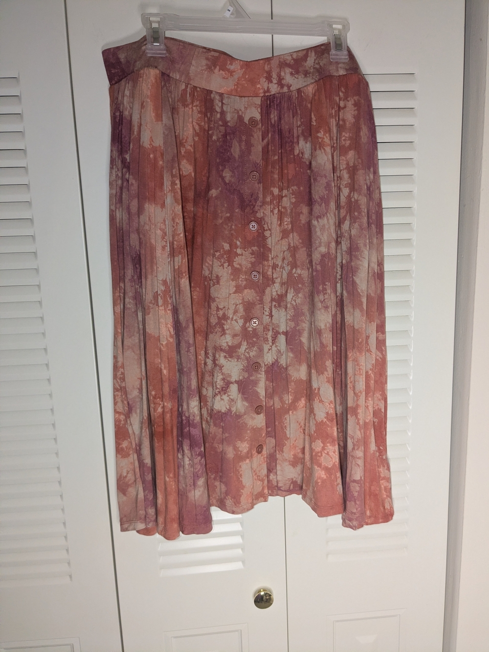 torrid Tie-Dye Button-Front Skirt